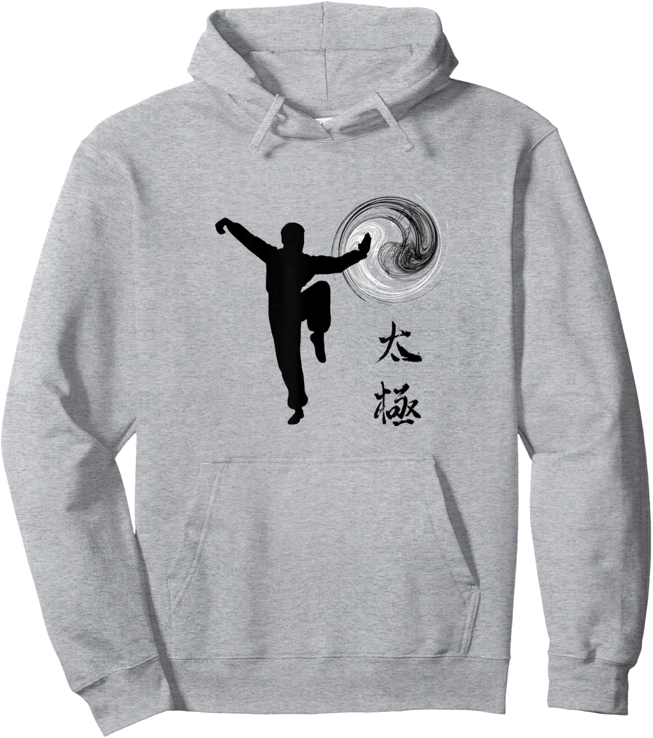 Tai Chi Chuan / Taijiquan Whip Posture Hoodie - Hoodie | Ash