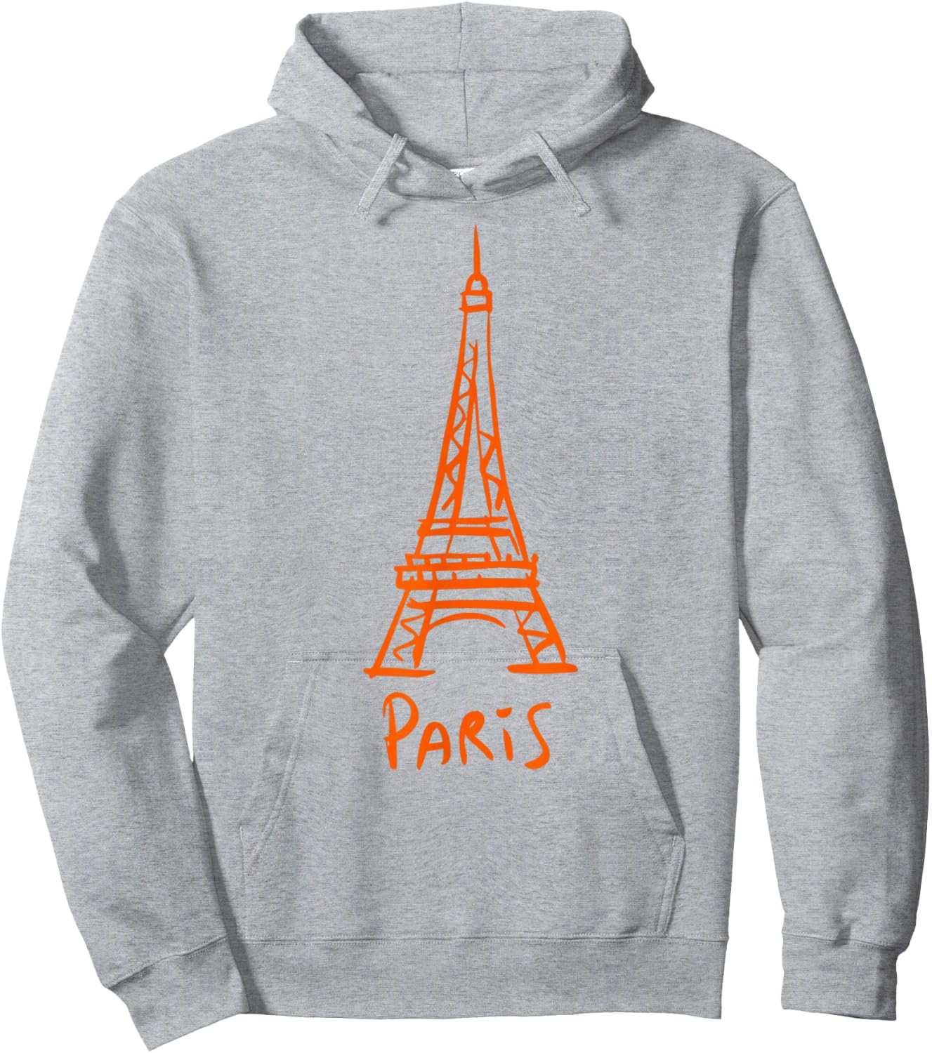 Vintage Paris I Love Travel Wanderlust Eiffel Tower Hoodie - Hoodie | Ash