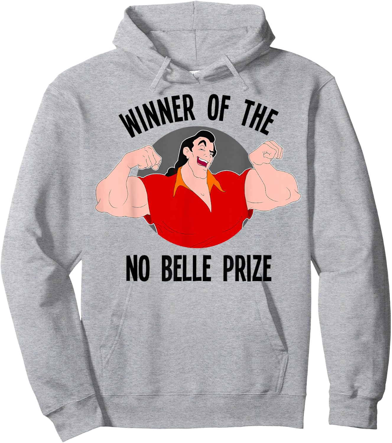 Disney Beauty and the Beast Gaston Winner No Belle Prize Hoodie - Hoodie | Ash
