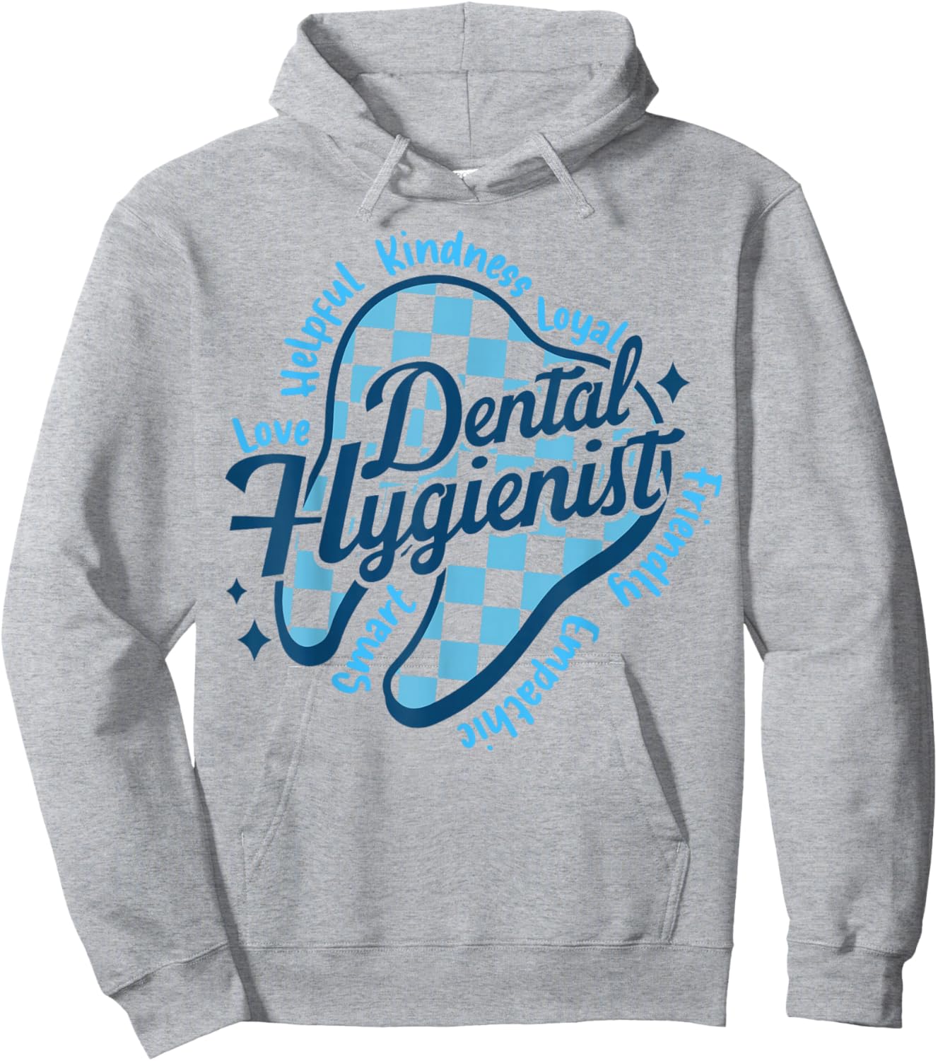 Dental Hygienist Tooth RDH Assistant Dentist Trendy Squad Hoodie - Hoodie | Ash
