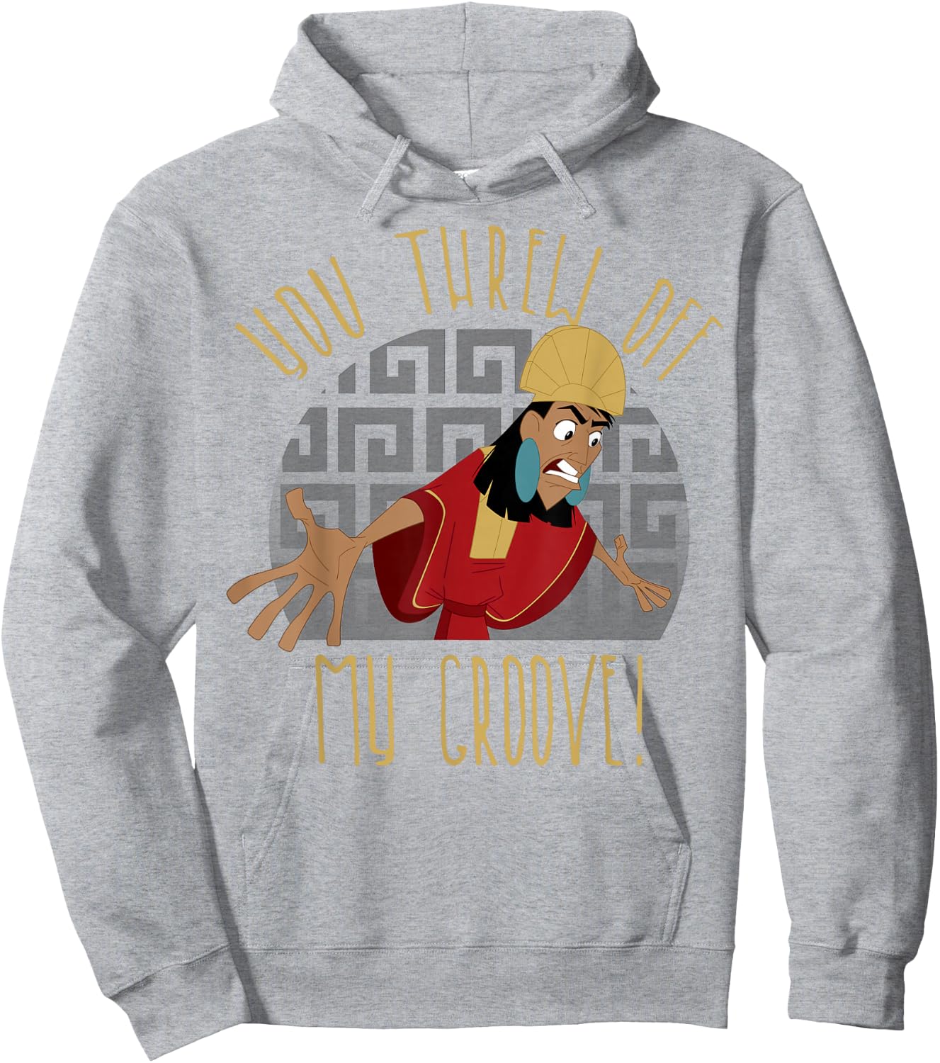 Disney Emperor's New Groove You Threw Off My Groove Hoodie - Hoodie | Ash