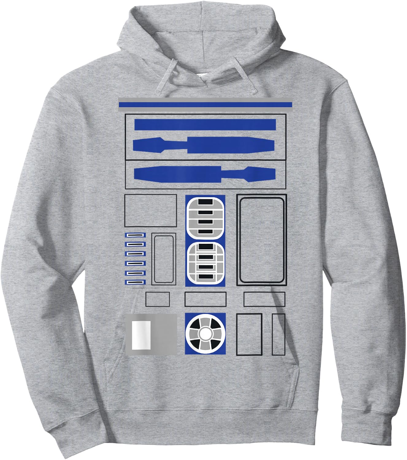 Star Wars R2-D2 Costume Halloween Hoodie - Hoodie | Ash