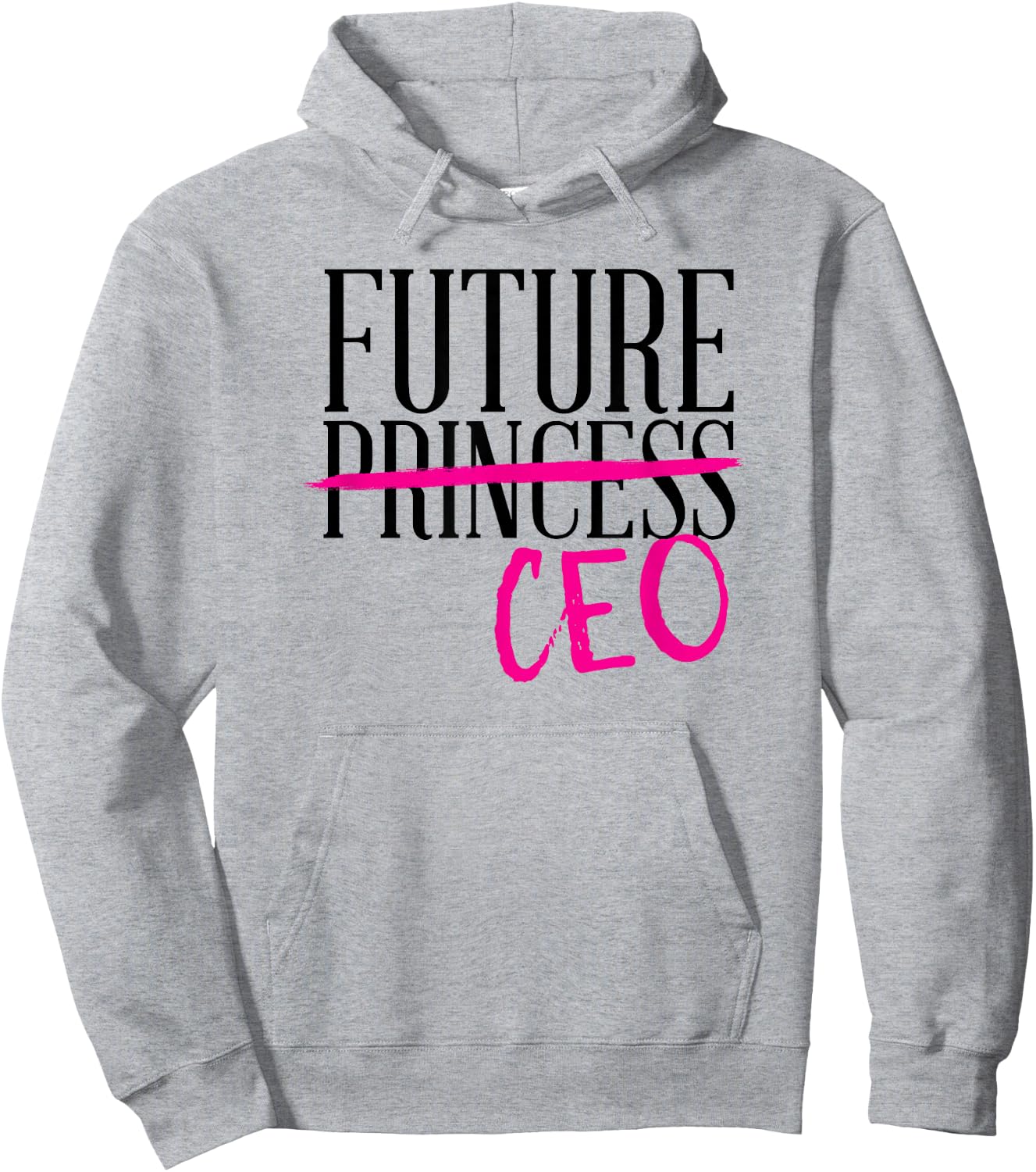 Future Princess CEO Cute Trendy Business Girl Boss Feminist Hoodie - Hoodie | Ash
