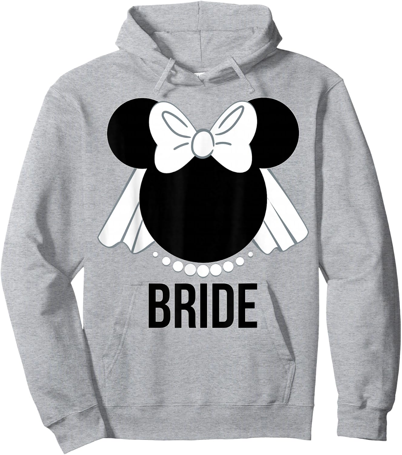 Disney - Bridal Minnie Bride Veil Hoodie - Hoodie | Ash