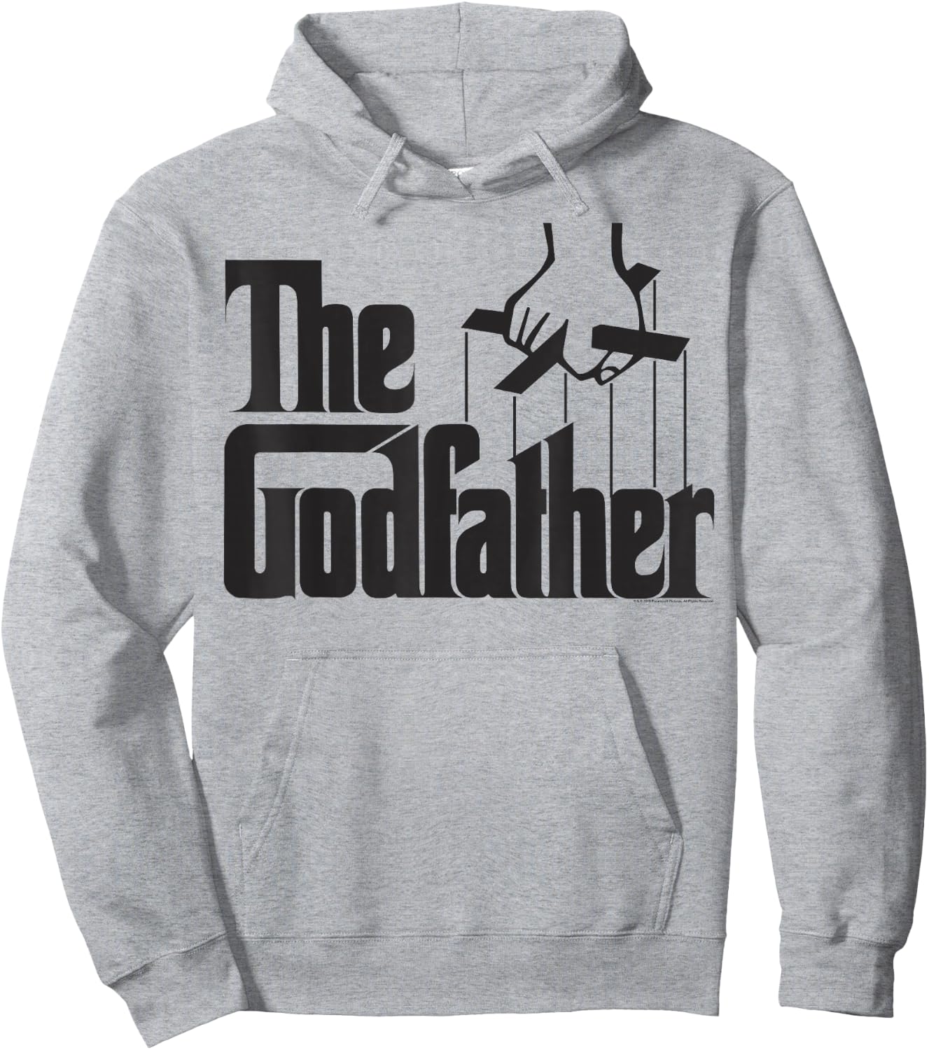The Godfather Original Title Logo Hoodie - Hoodie | Ash