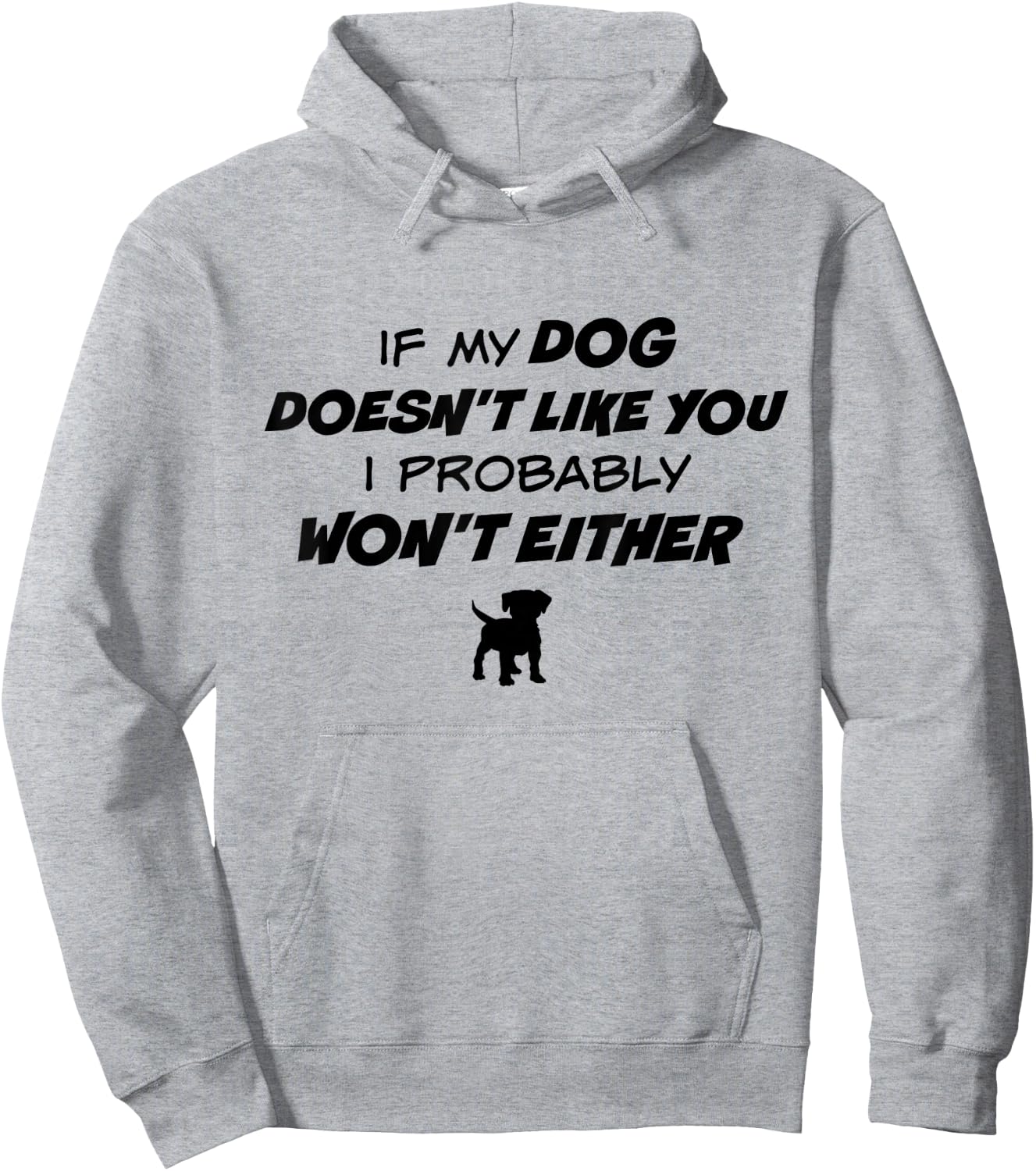If My Dog Doesn't Like You I Probably Won't Either Hoodie - Hoodie | Ash