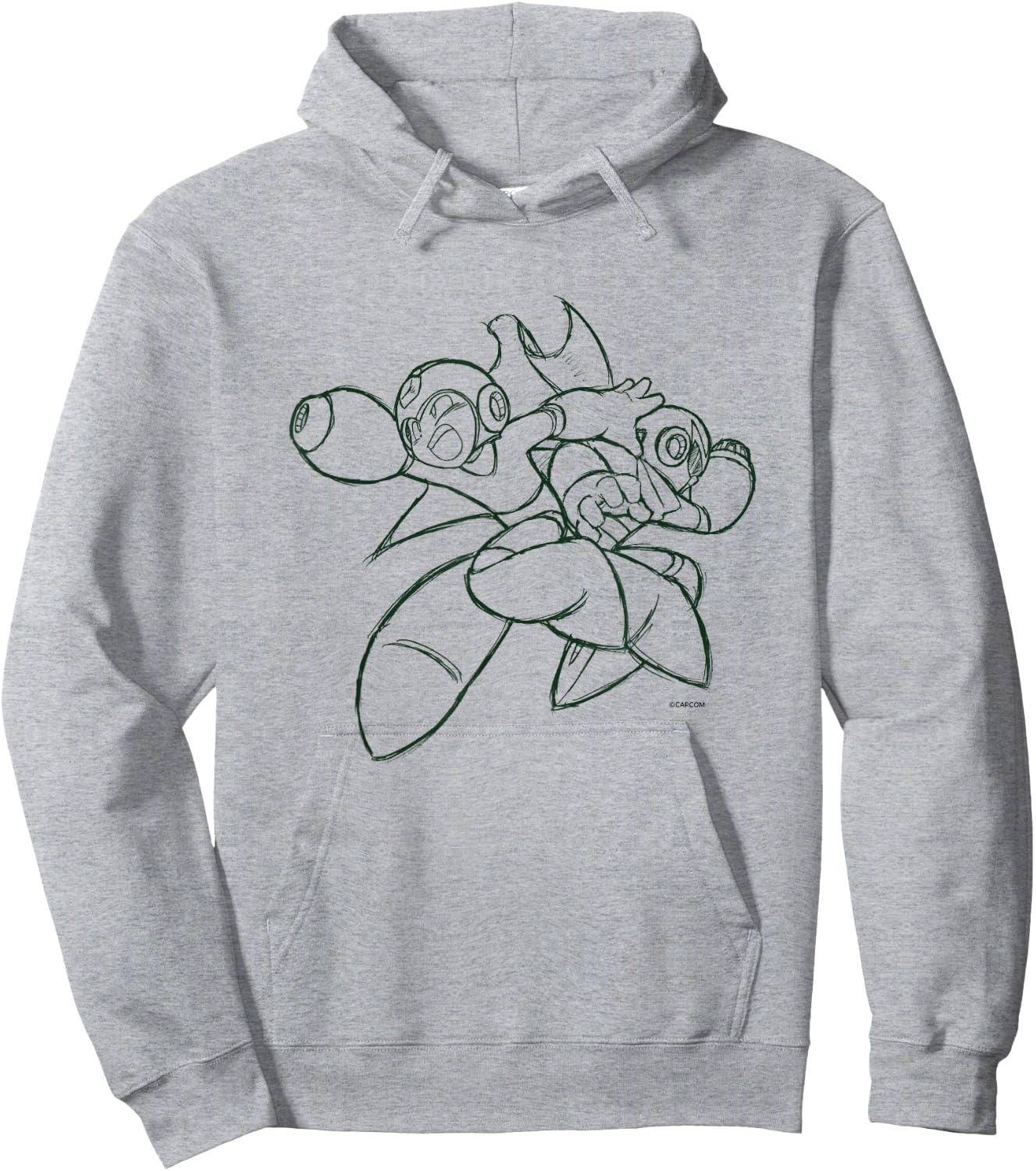 MEGA MAN VS. ProtoMan (B) Hoodie - Hoodie | Ash