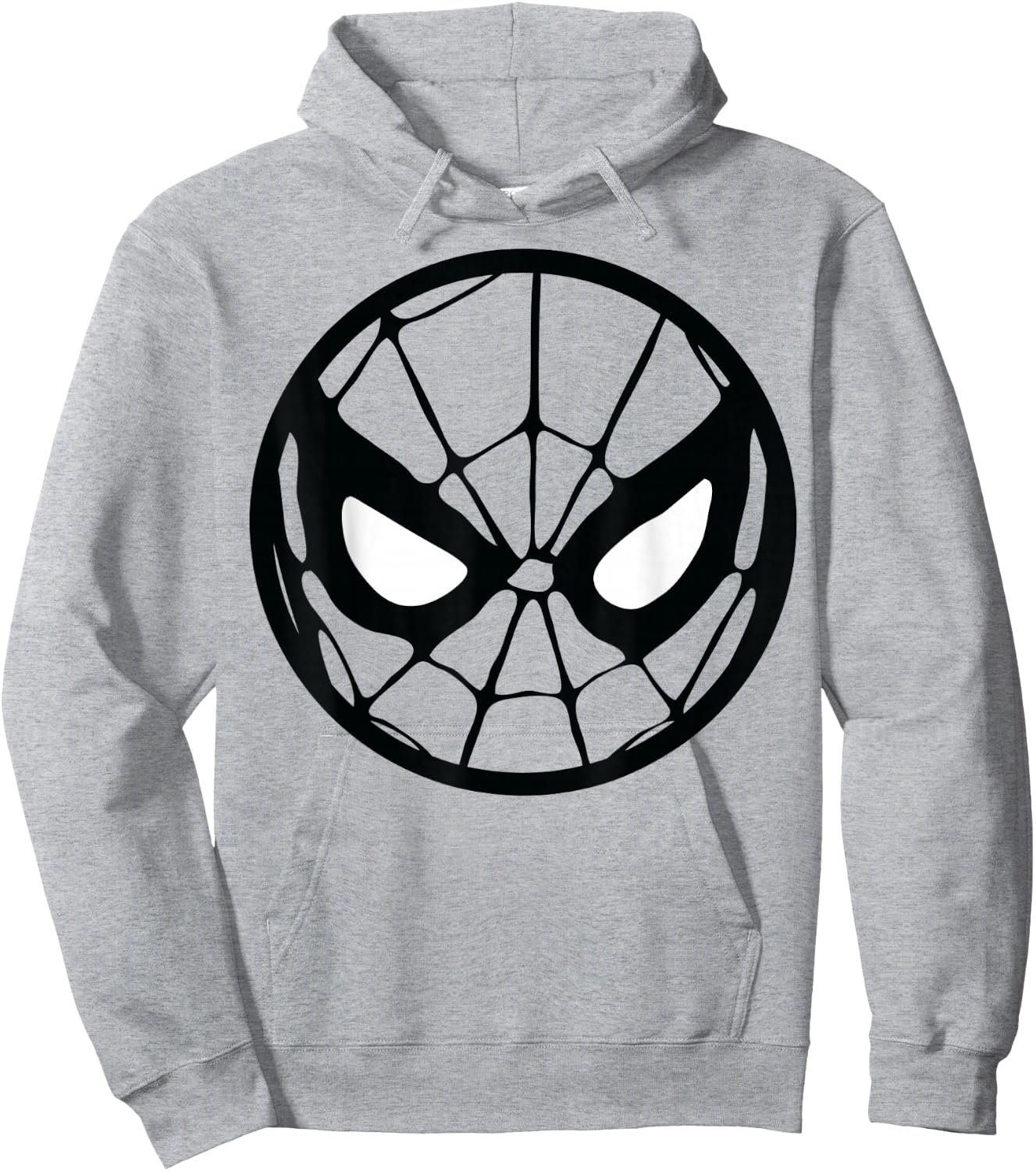 Marvel Spider-Man Circle Mask Graphic Hoodie - Hoodie | Ash