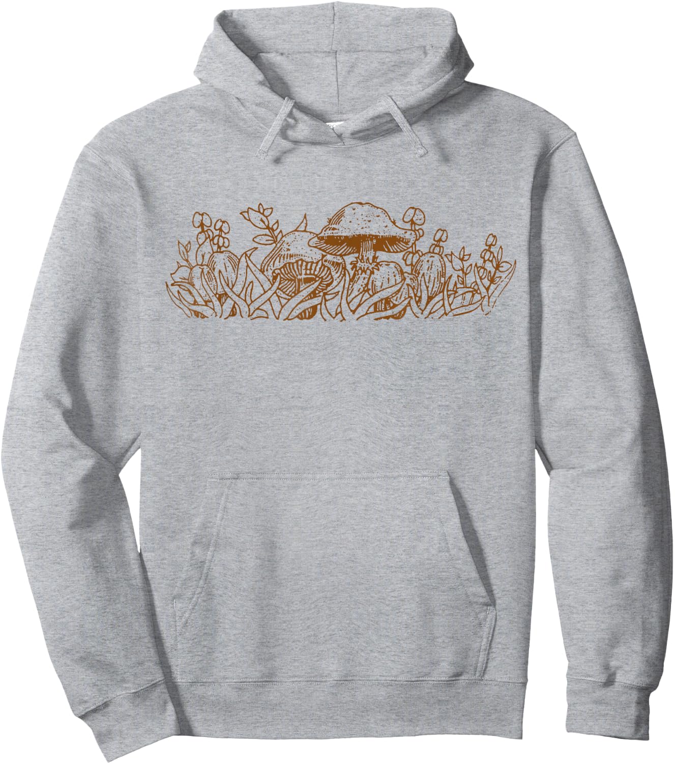 Vintage Pyrex Pattern - Forest Fancies (Mushrooms) Hoodie - Hoodie | Ash
