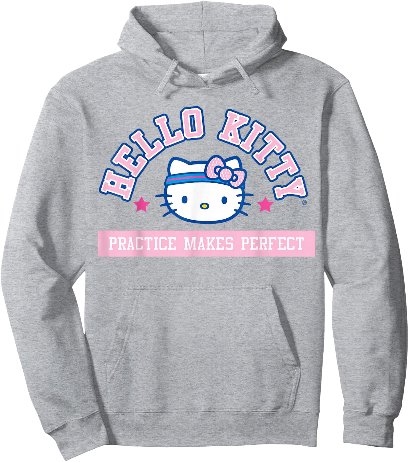 Hello Kitty Practice Makes Perfect Sports Athlete Shirt Hoodie - Hoodie | Ash