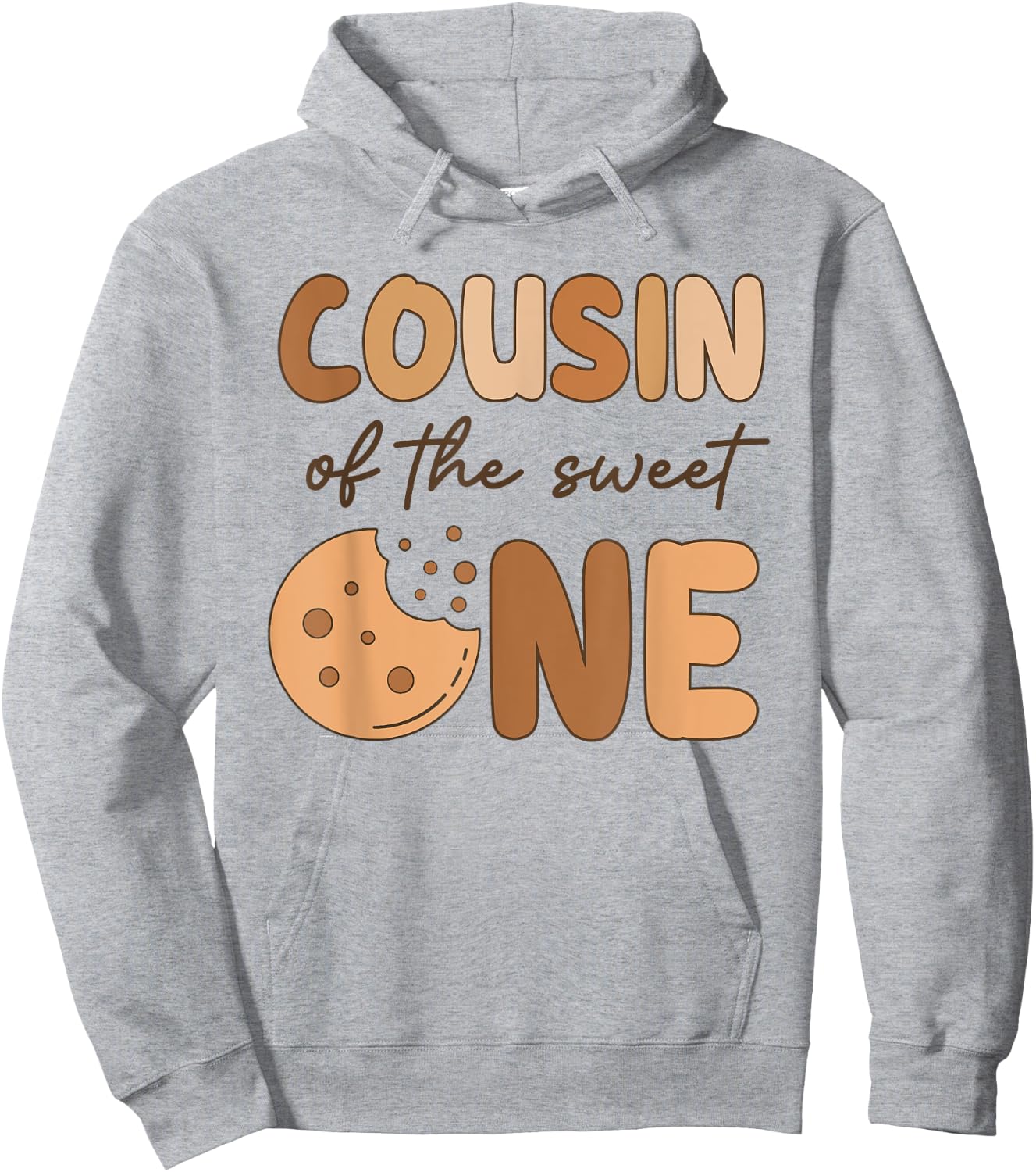 Cousin Of The Sweet One Cookies and Milk Birthday Party Hoodie - Hoodie | Ash