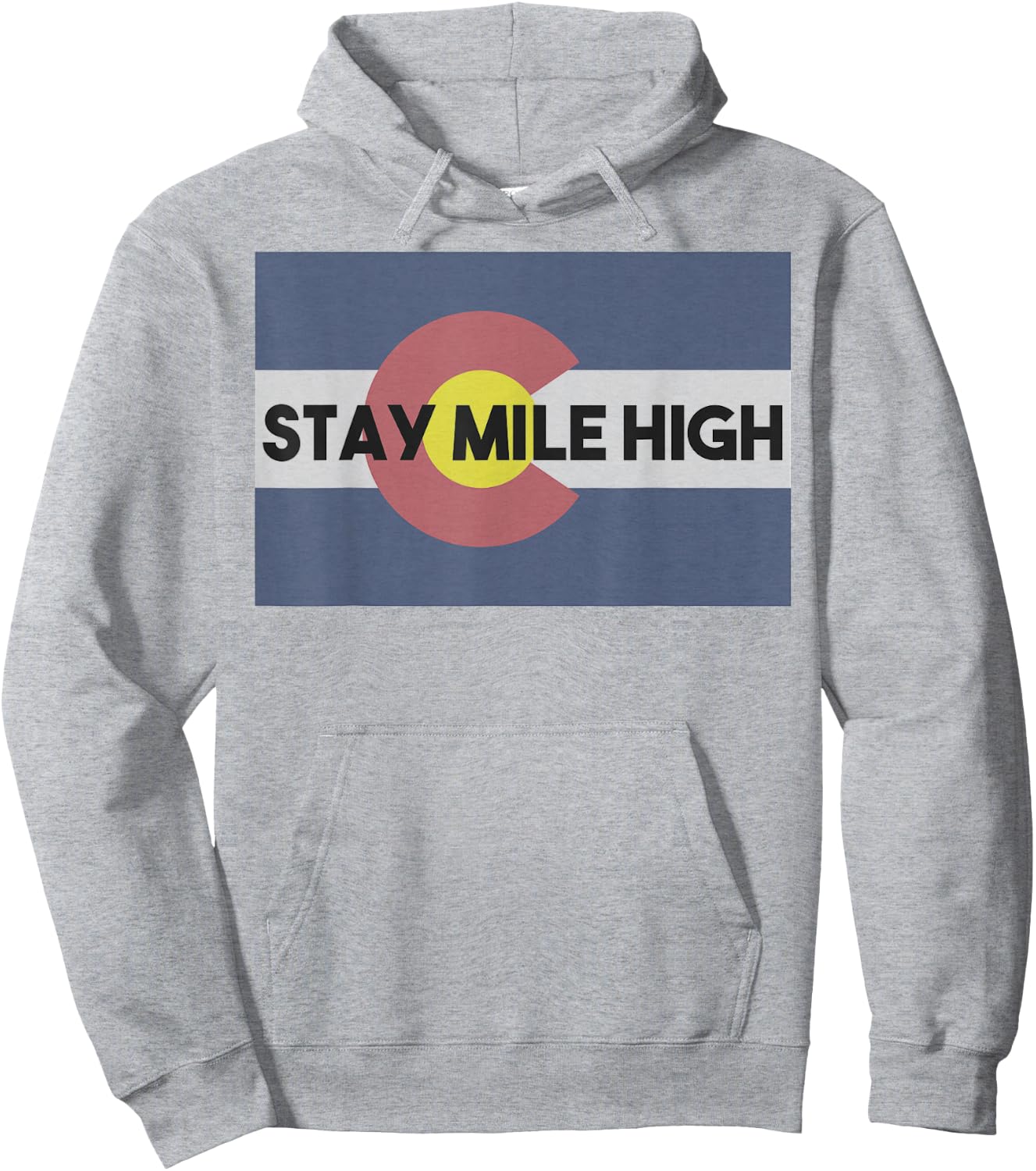 Denver Colorado Stay Mile High Colorado Day Flag State Shirt Hoodie - Hoodie | Ash
