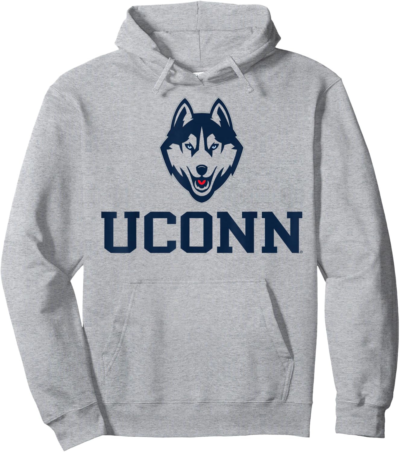 Connecticut Huskies Sportsmanship White Officially Licensed Hoodie - Hoodie | Ash