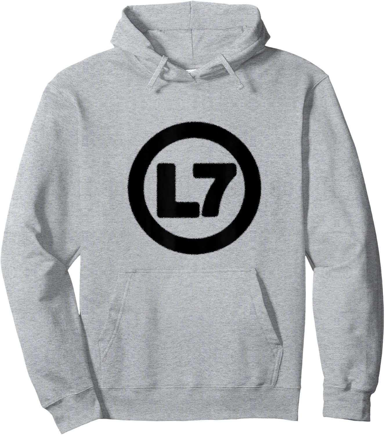 L7 - Spray Logo - Official Merchandise Hoodie - Hoodie | Ash