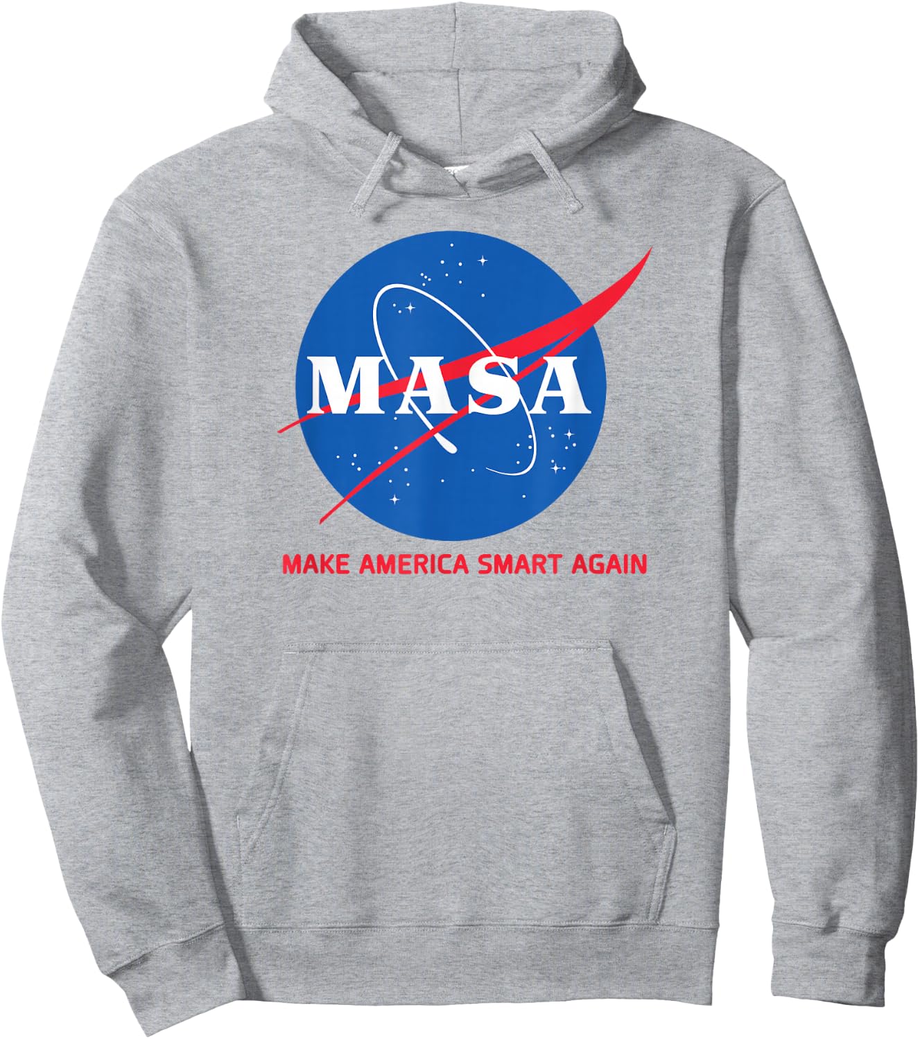 Dem Teez Co. Make America Smart Again Hoodie - Hoodie | Ash