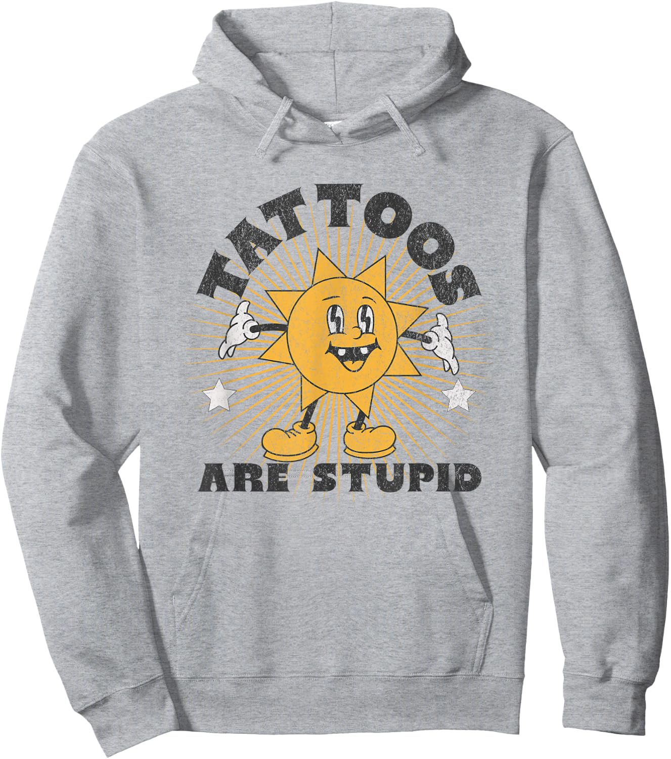 Tattoos Are Stupid Hoodie - Hoodie | Ash