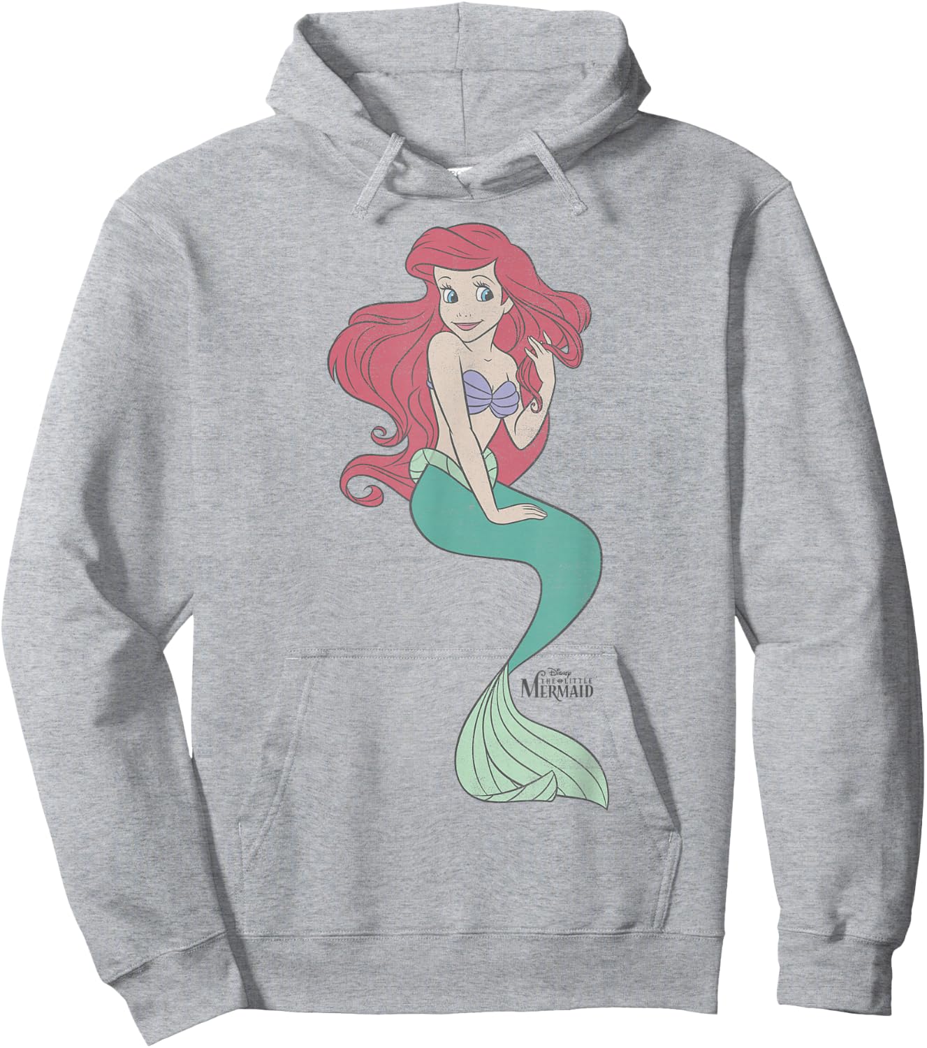 Disney The Little Mermaid Ariel Classic Portrait Small Hoodie - Hoodie | Ash