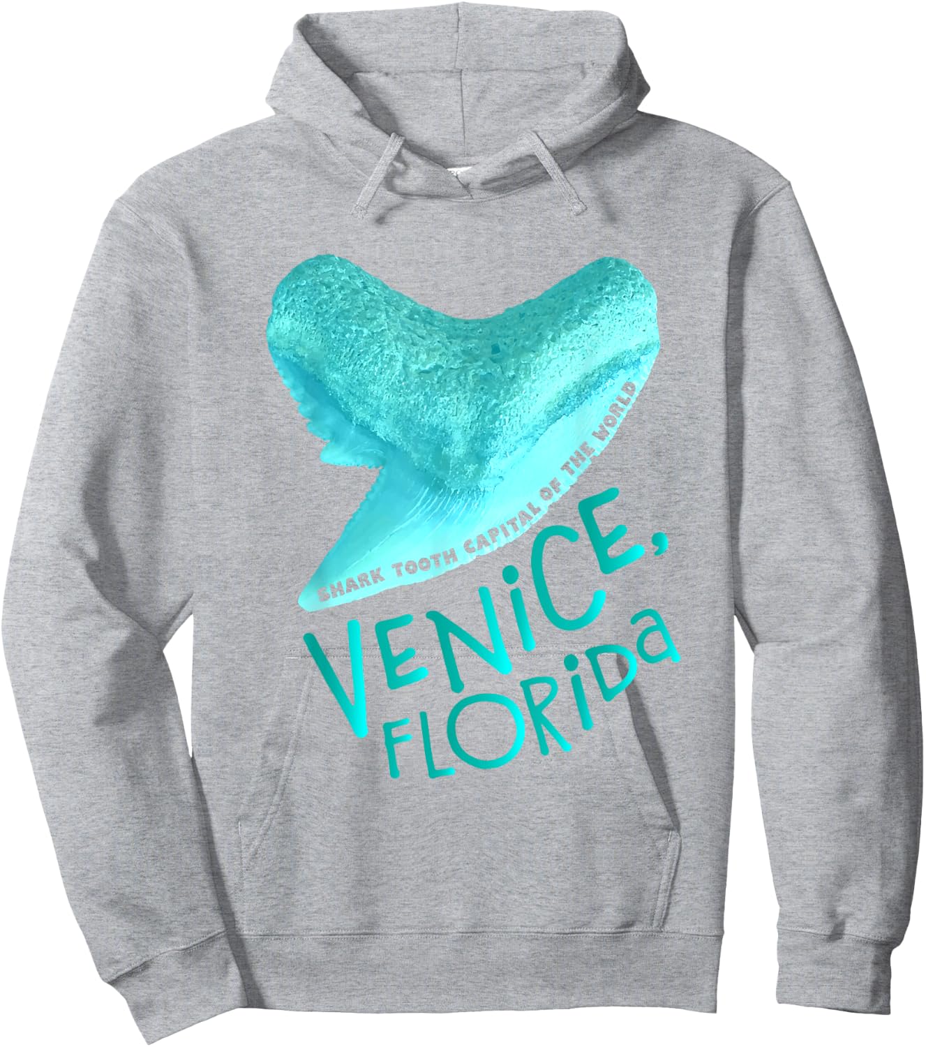 Venice, Florida - Shark Tooth Capital - Vacation Beach Hoodie - Hoodie | Ash