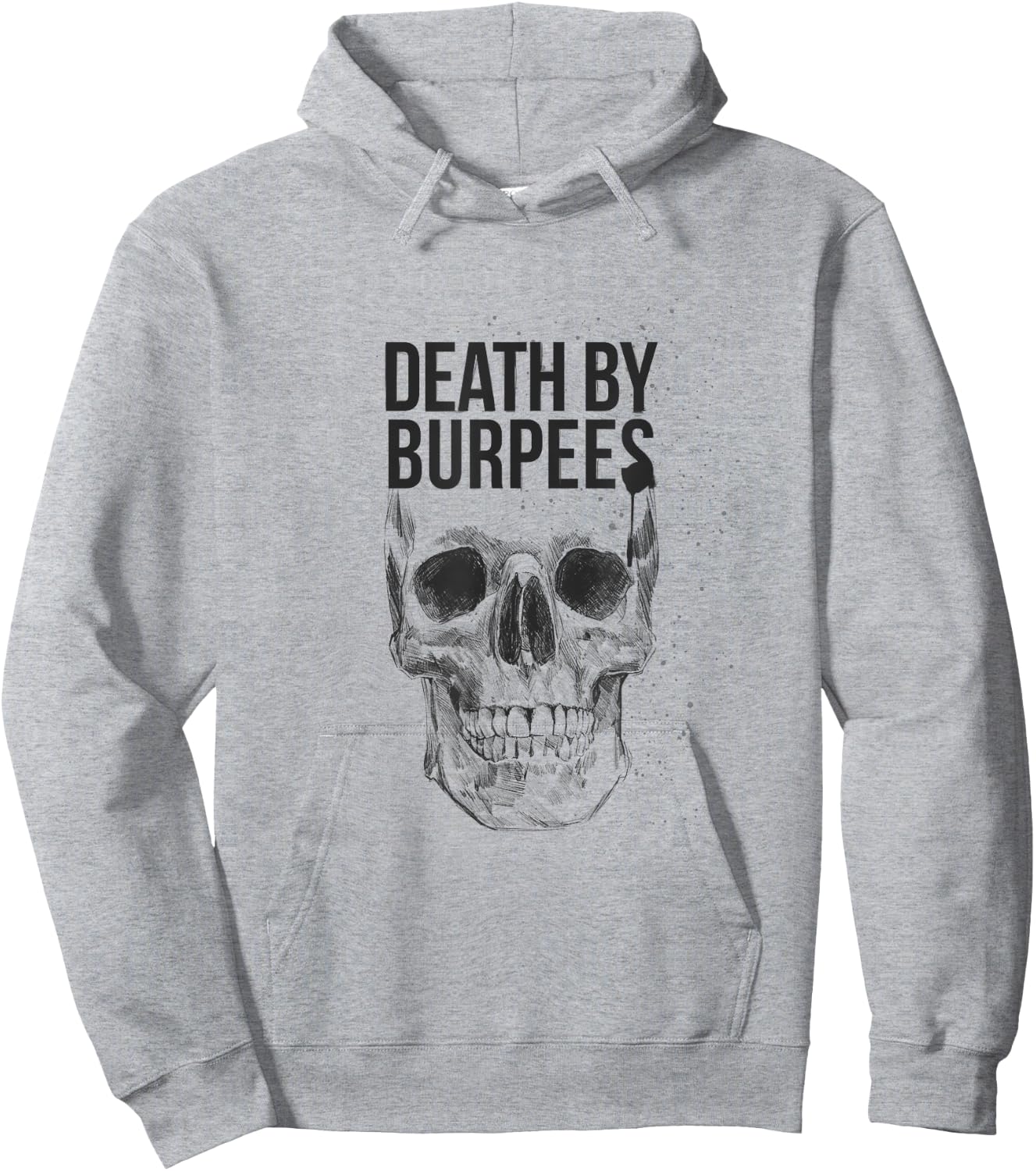 Death by Burpees Fitness Hoodie - Hoodie | Ash