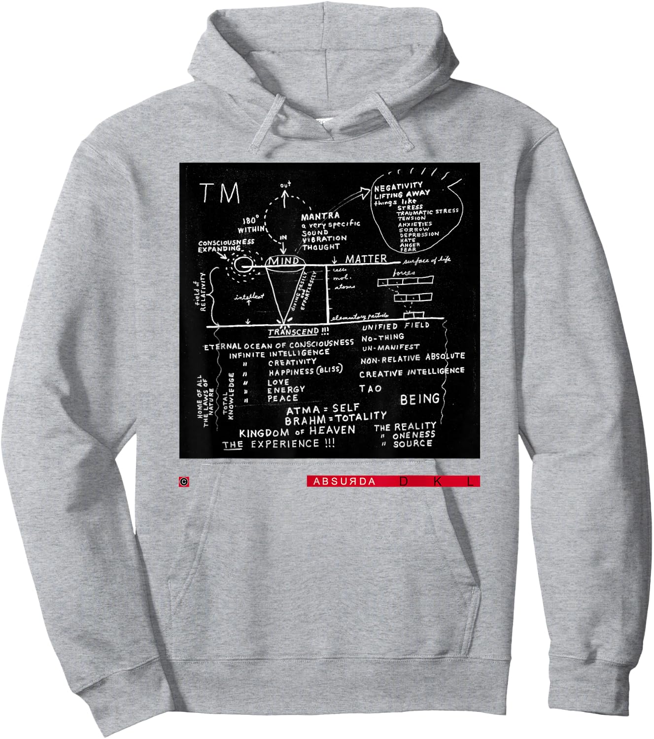 Studio: David Lynch TM Unified Field Hoodie - Hoodie | Ash