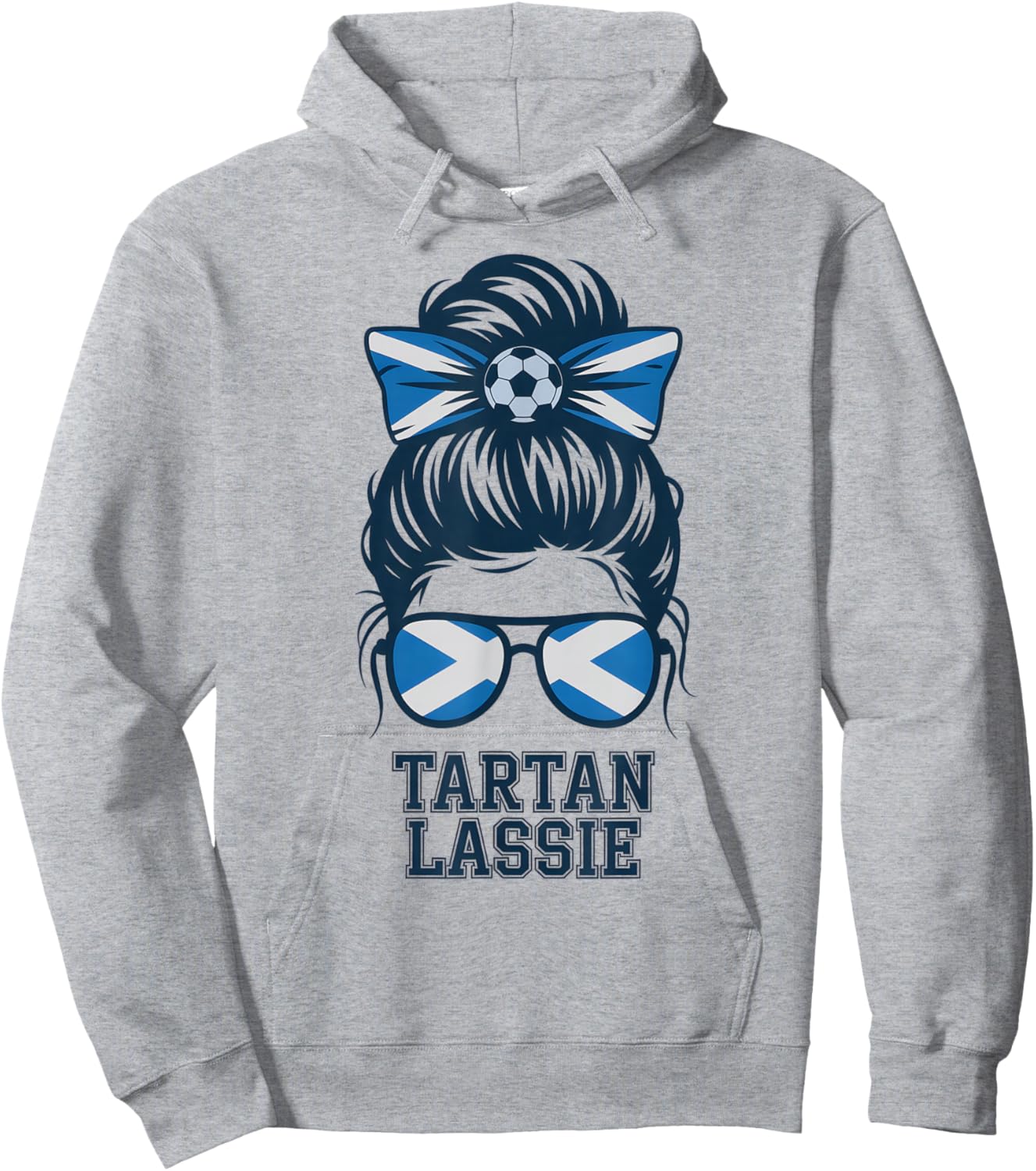 Pretty Scottish Girl Tartan Lassie Trip Vacation Favorite Hoodie - Hoodie | Ash