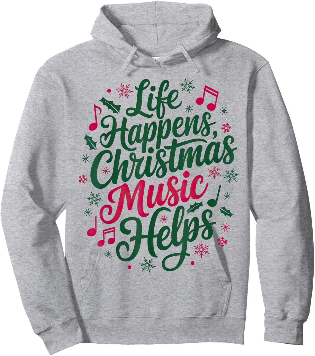 For Christmas Music Hoodie - Hoodie | Ash