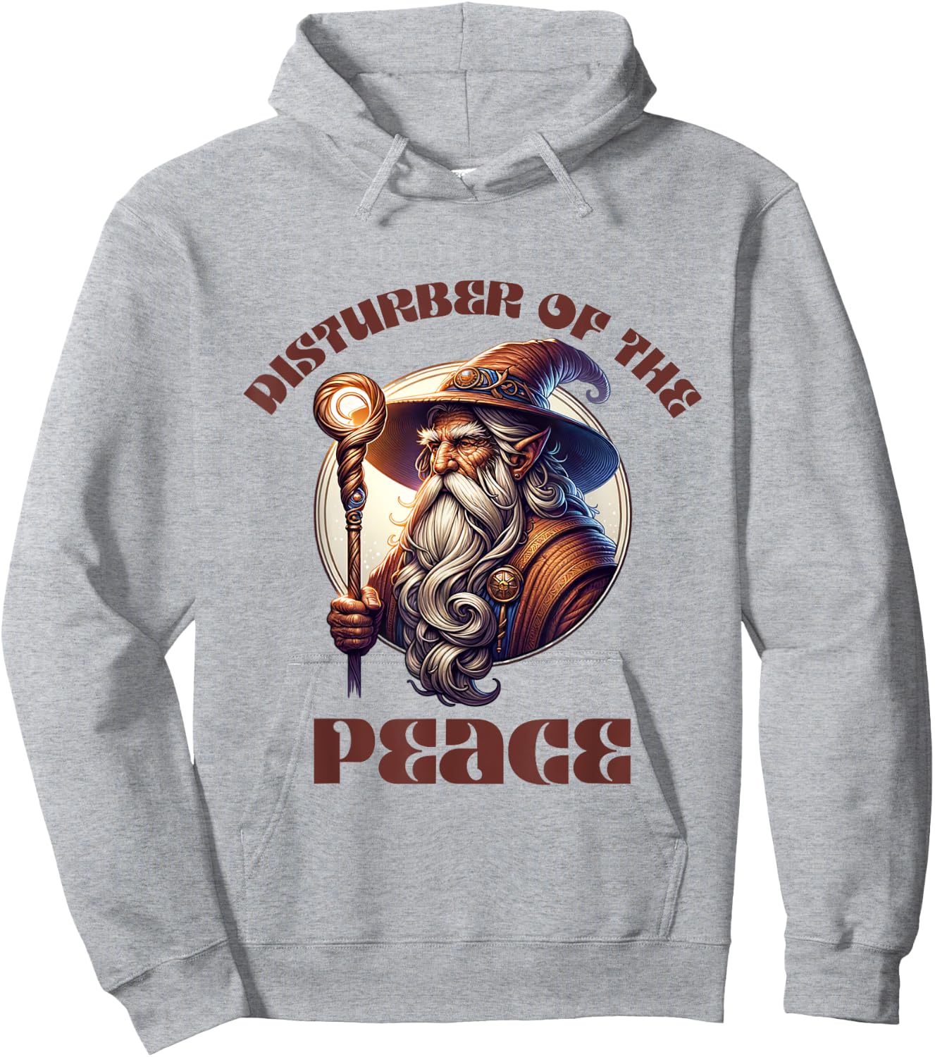 Disturber of the Peace Wizard, Witch, Warlock. Hoodie - Hoodie | Ash