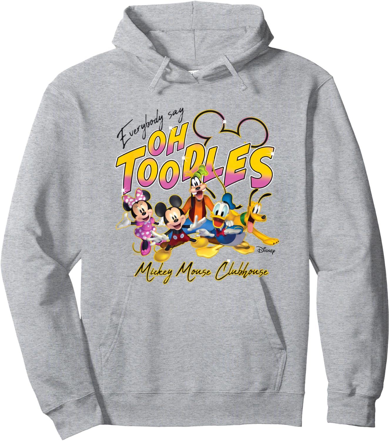 Disney Mickey Mouse Clubhouse Everybody Say Oh Toodles Hoodie - Hoodie | Ash