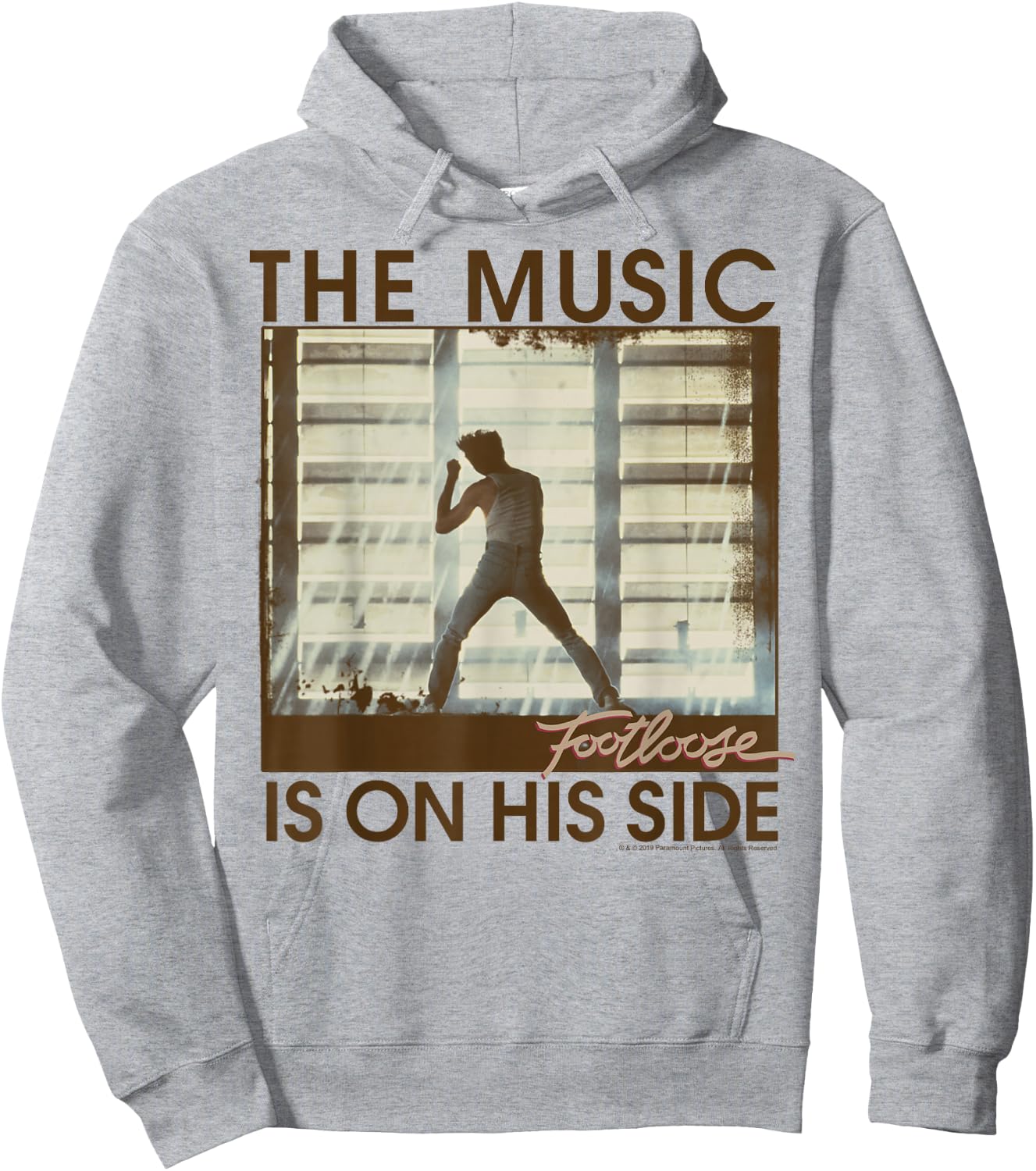 Footloose The Music Is On His Side Poster Hoodie - Hoodie | Ash