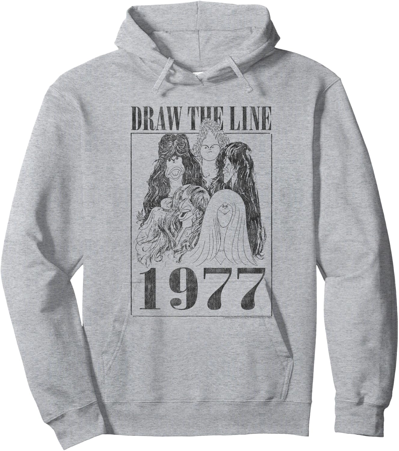 Aerosmith - Draw the Line 1977 Hoodie - Hoodie | Ash