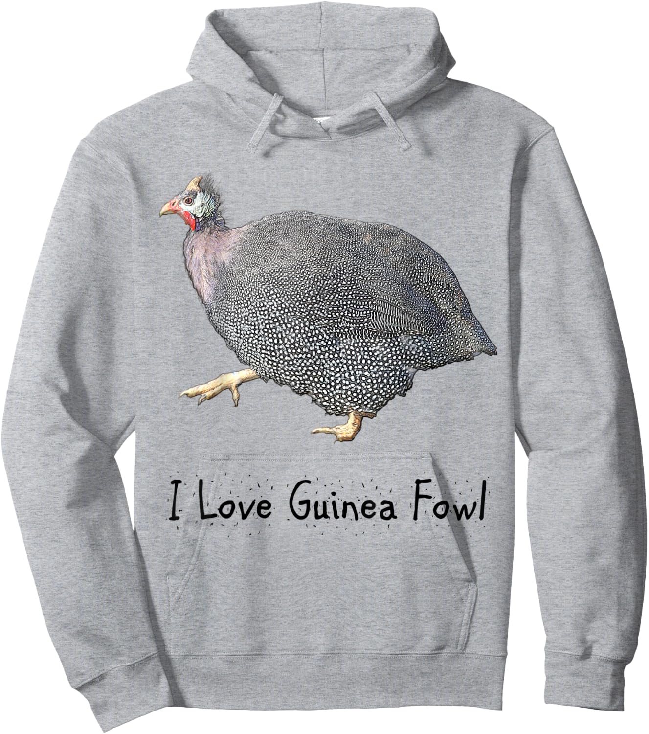 I love guinea fowl keets & poultry & bird lovers funny Hoodie - Hoodie | Ash