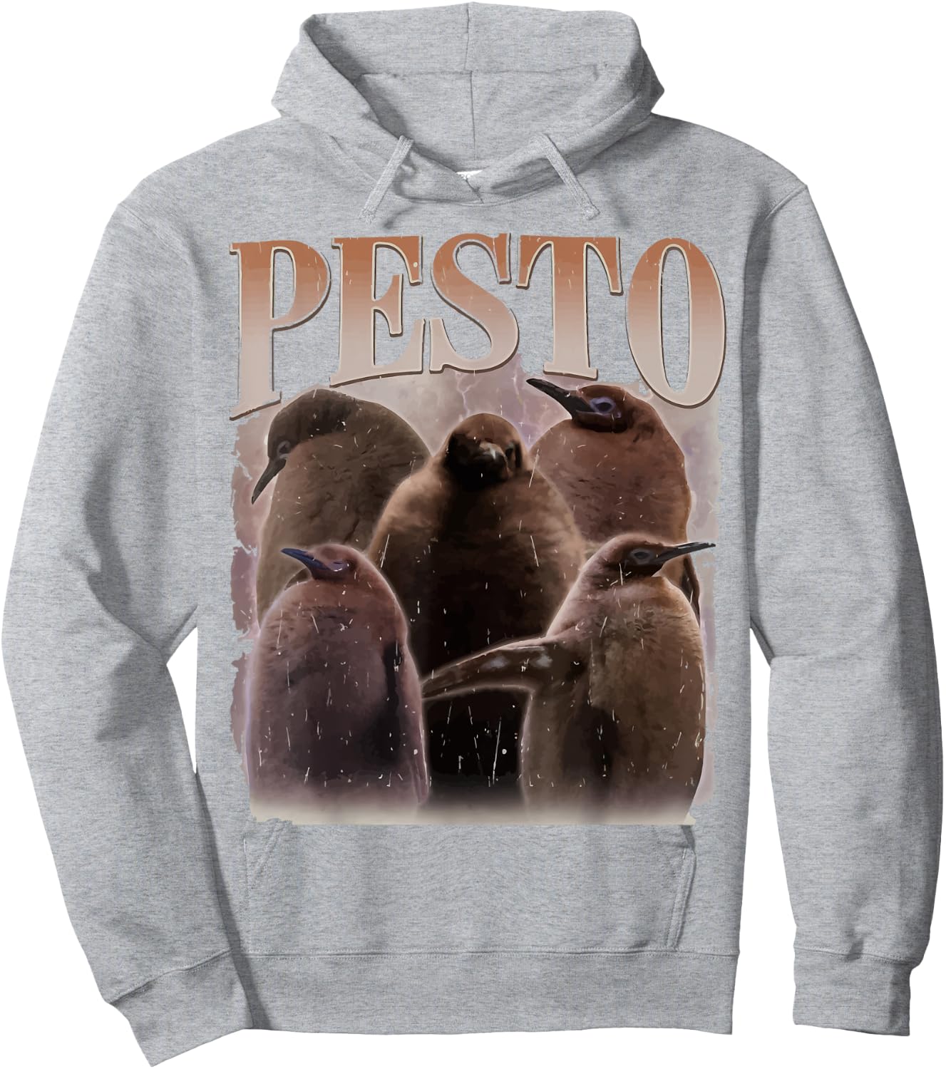 Pesto The Penguin Funny Baby Penguin Pesto Hoodie - Hoodie | Ash
