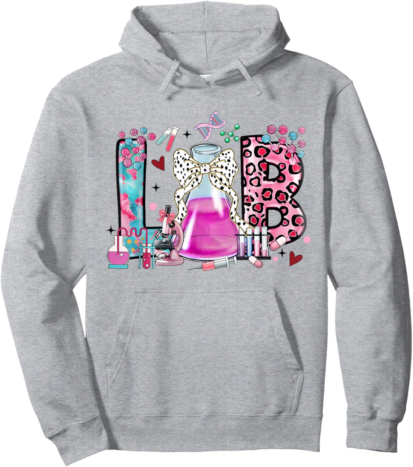 Lab Tech Laboratory Scientist Lab Week 2025 Lab Life Hoodie - Hoodie | Ash