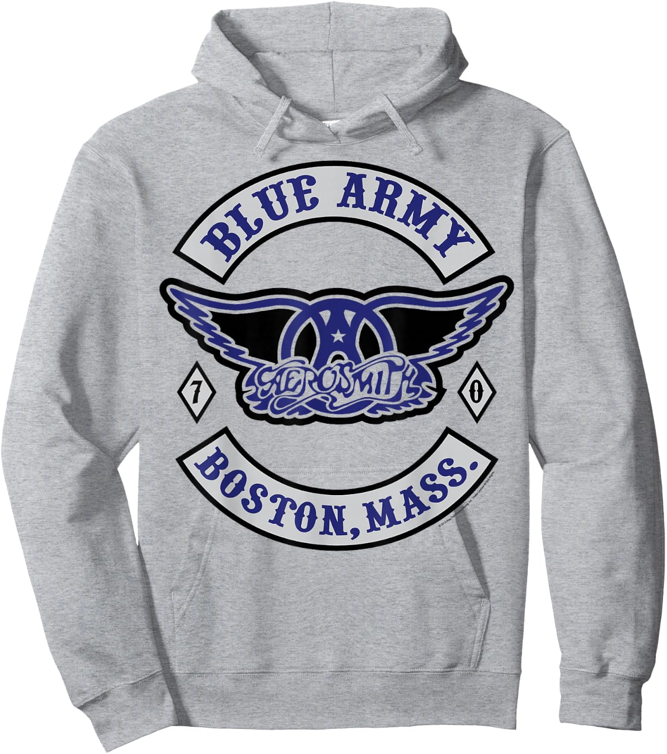 Aerosmith - Blue Army Hoodie - Hoodie | Ash