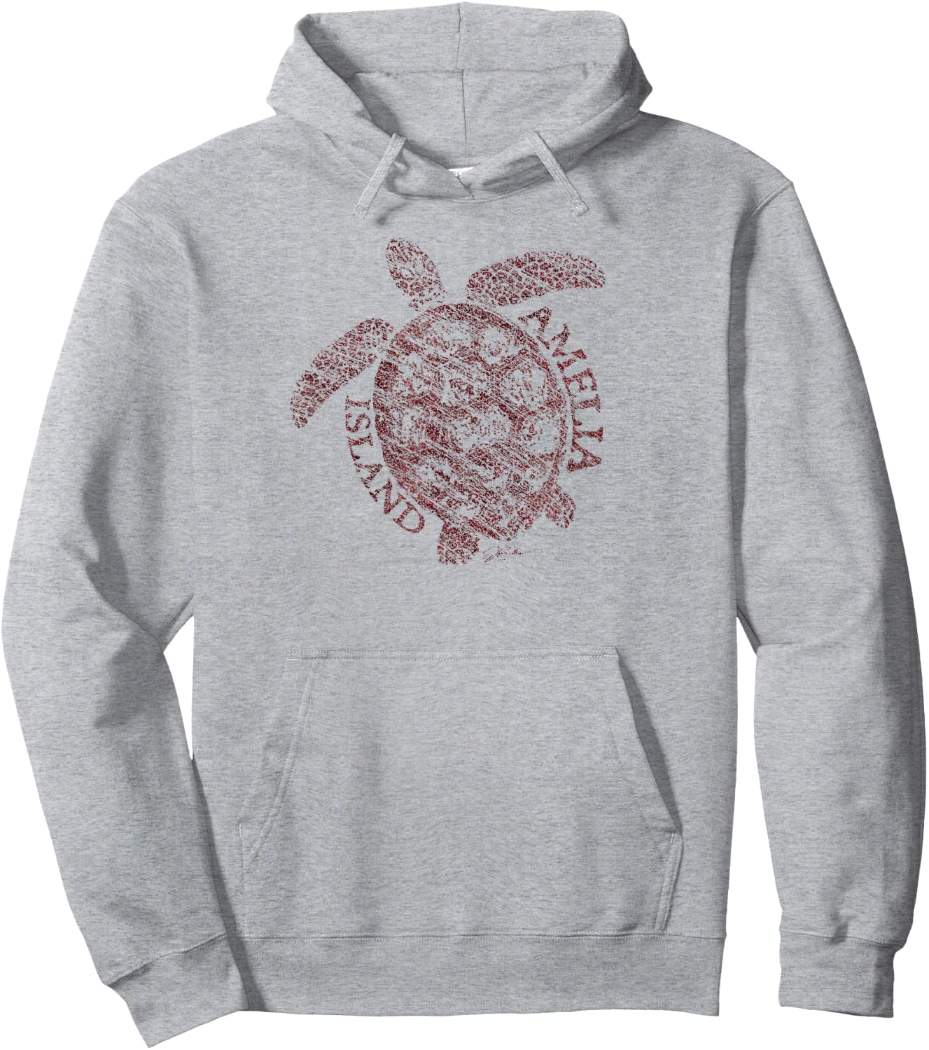 JCombs: Amelia Island, Florida, Sea Turtle Hoodie - Hoodie | Ash
