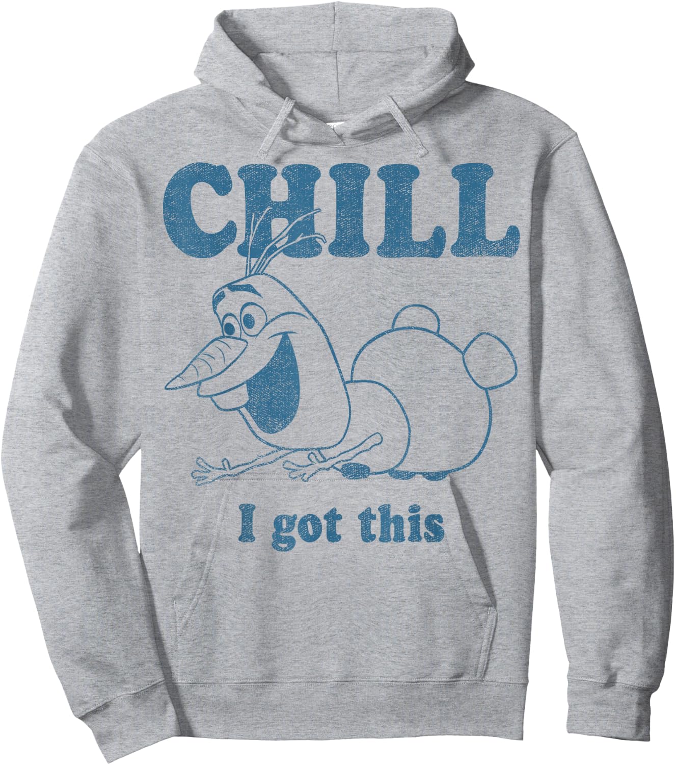 Disney Frozen Olaf Chill I Got This Portrait Hoodie - Hoodie | Ash