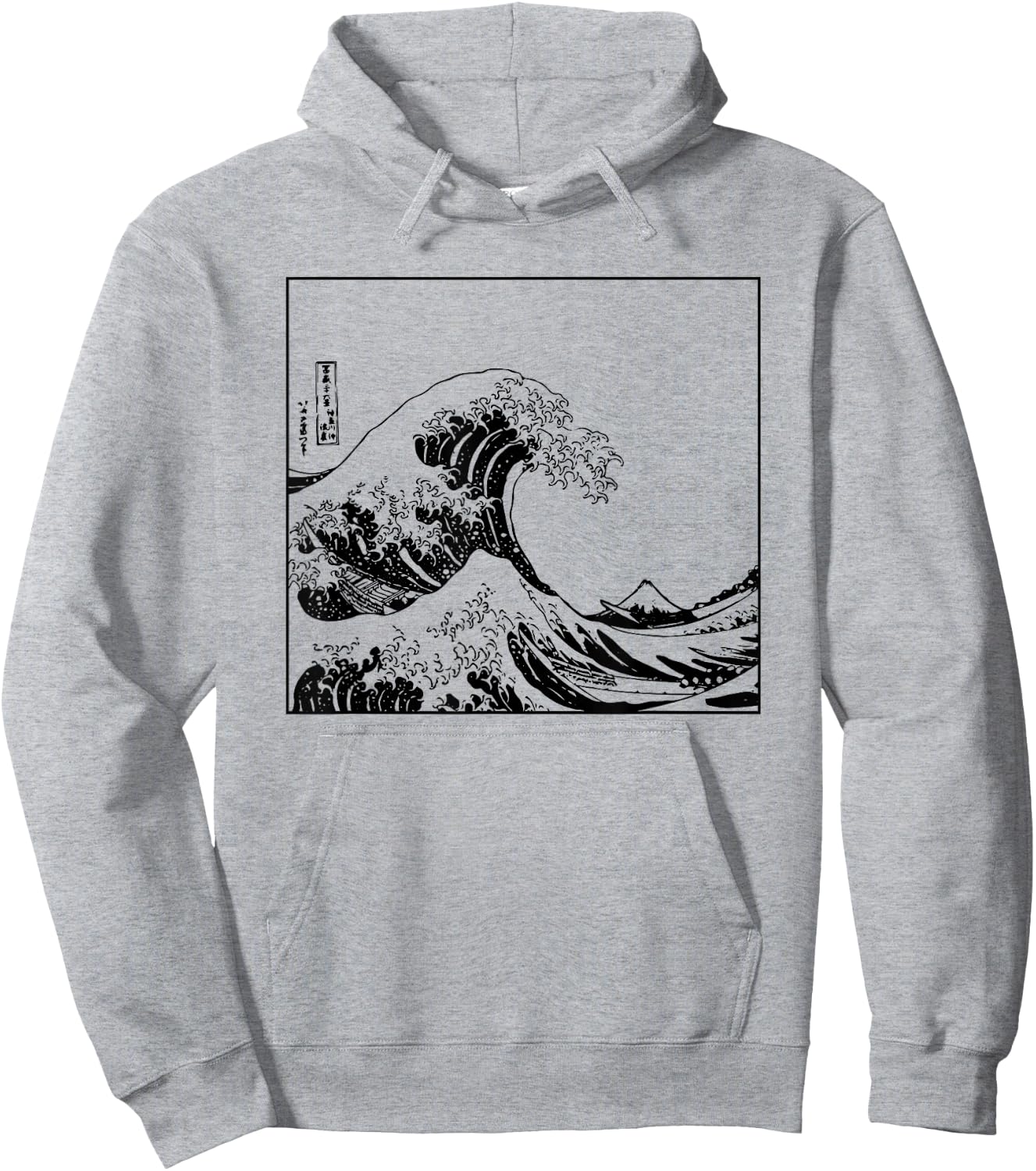 The Great Wave Off Kanagawa Hoodie - Hoodie | Ash