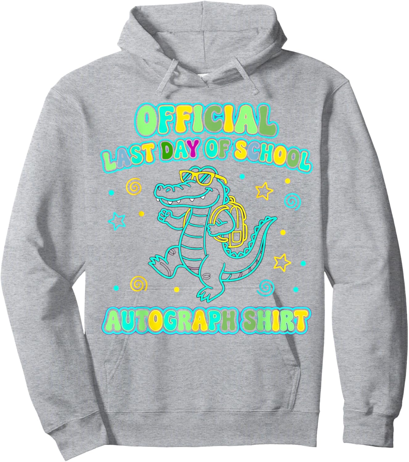 See You Later Alligator Autograph 2026 Shirt Front and Back Hoodie - Hoodie | Ash