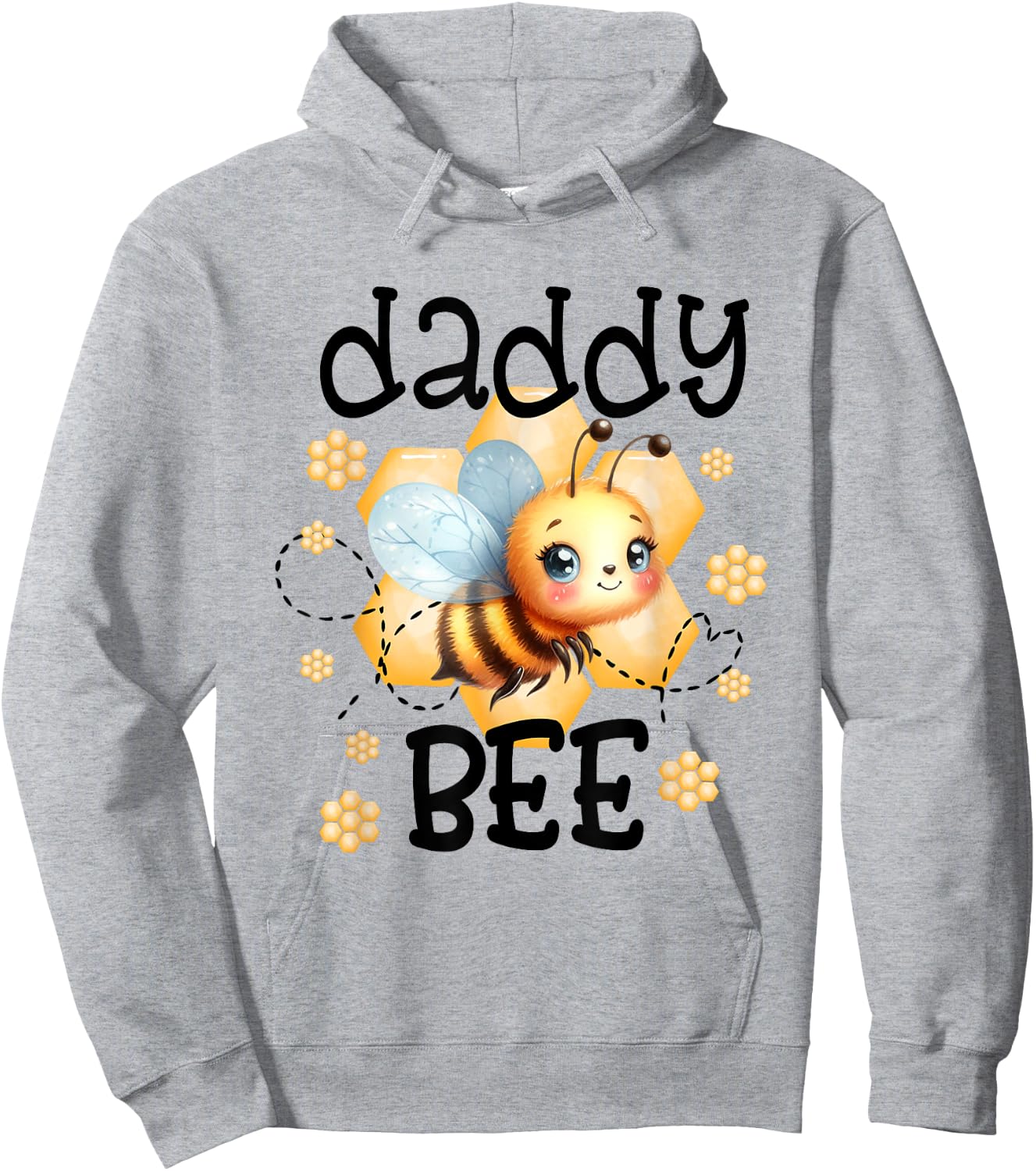 Family Bee Shirts Daddy First Bee Day Outfit Birthday Hoodie - Hoodie | Ash