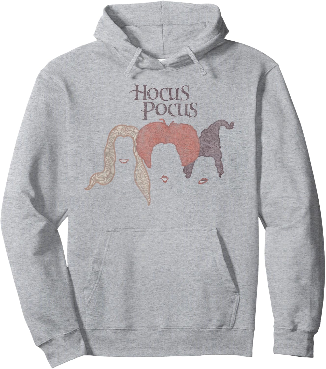 Hocus Pocus - Sanderson Sisters Hair Silhouettes Hoodie - Hoodie | Ash