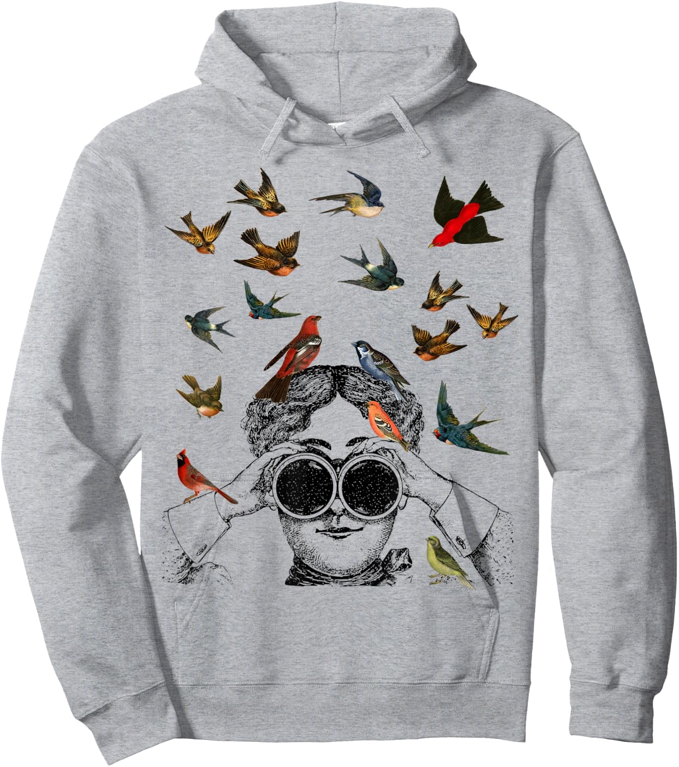 Birdwatching gifts ornithologist twitcher Bird lover Hoodie - Hoodie | Ash