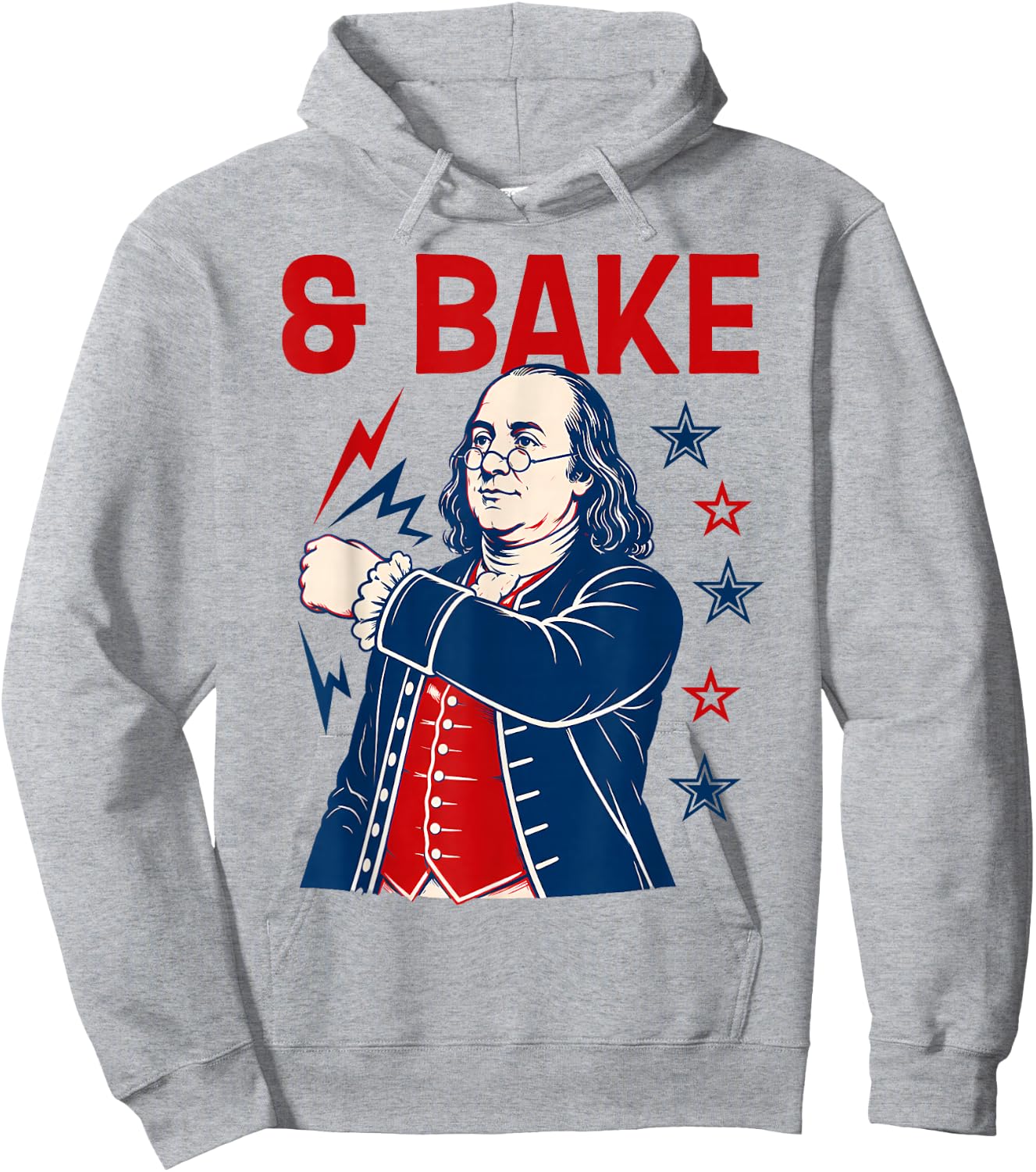 Funny Shake and Bake 4th of July Couple Matching Hoodie - Hoodie | Ash