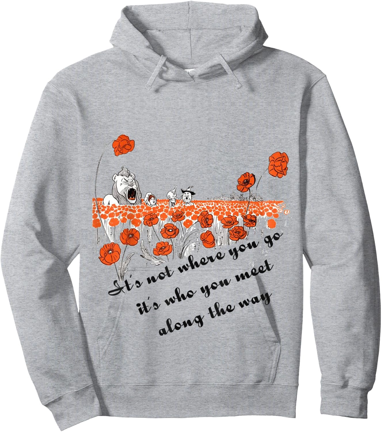 It's not where you go but who you meet along the way Hoodie - Hoodie | Ash