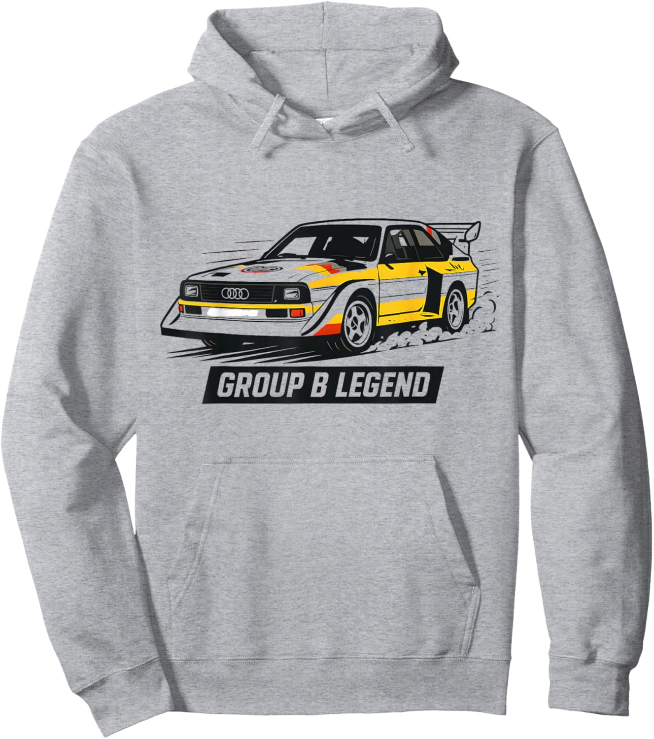 Group B Rally Legend Hoodie - Hoodie | Ash