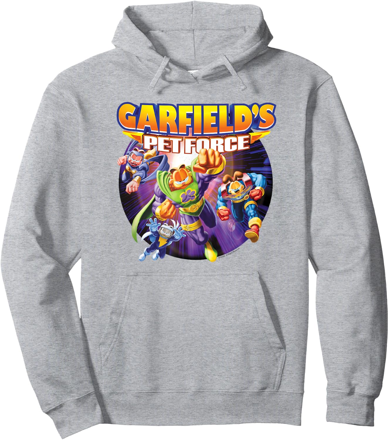 Garfield Pet Force Four Hoodie - Hoodie | Ash