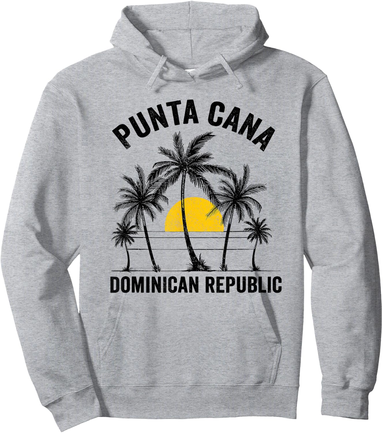 Punta Cana Beach Souvenir RD Dominican Republic 2026 Hoodie - Hoodie | Ash