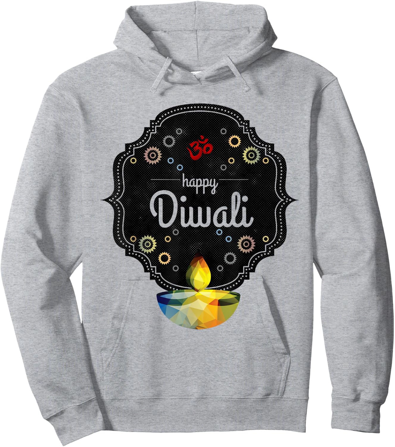 Happy Diwali For India's Hindu Deepavali Festival Hoodie - Hoodie | Ash