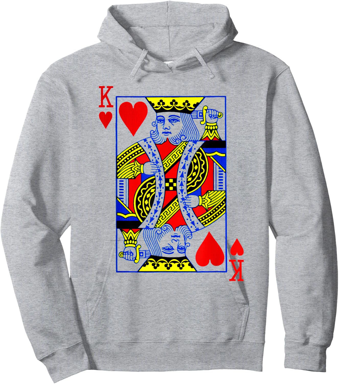 King Of Hearts Halloween Costume Idea Hoodie - Hoodie | Ash