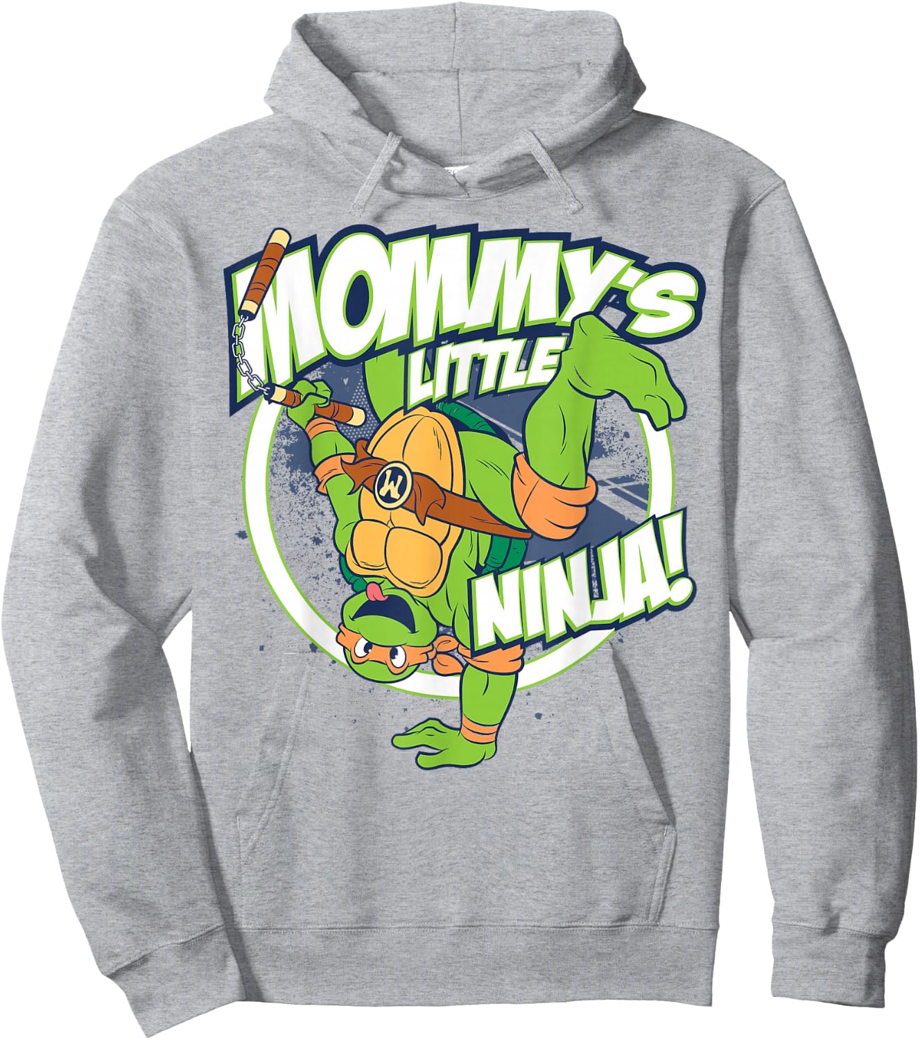 Teenage Mutant Ninja Turtles Mommy's Little Ninja Hoodie - Hoodie | Ash