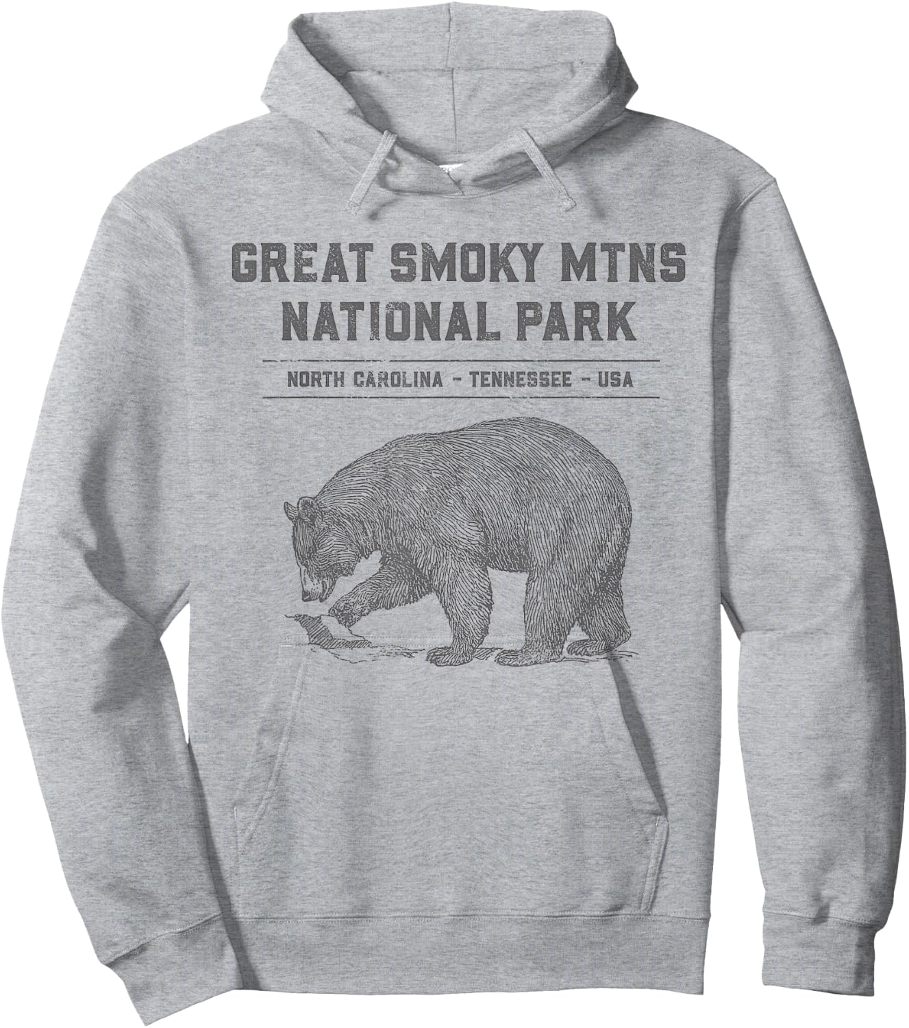 Family Vacation Design - Great Smoky Mountains National Park Hoodie - Hoodie | Ash